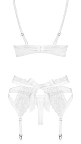 Lacy White Set 3 piece Bras and Bra Sets